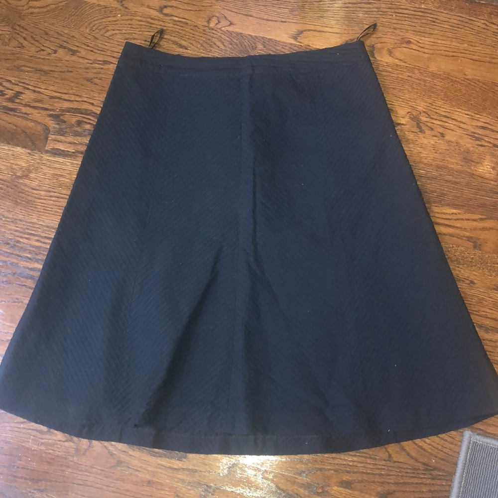 Banana Republic textured a-line skirt